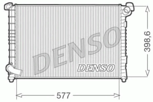 DRM05101 DENSO Радиатор, охлаждение двигателя (фото 2)