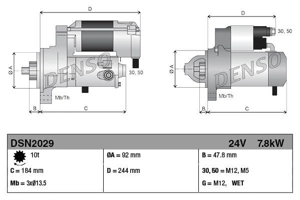 DSN2029 DENSO Стартер (фото 9)