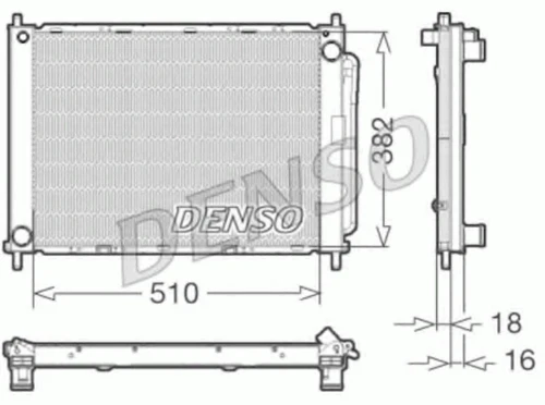 DRM23100 DENSO модуль охлаждения (фото 2)