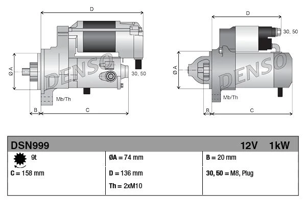 DSN999 DENSO Стартер (фото 9)