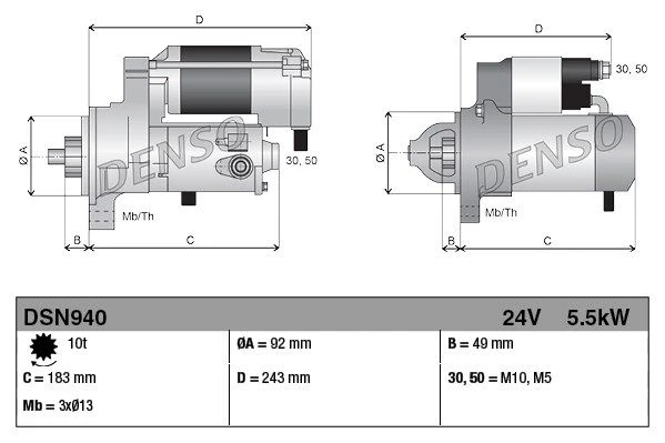 DSN940 DENSO Стартер (фото 8)