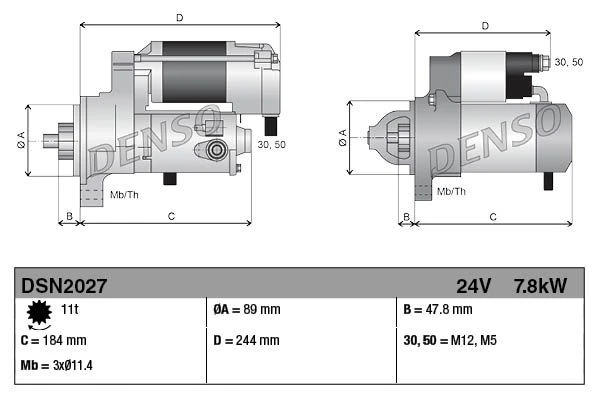 DSN2027 DENSO Стартер (фото 6)