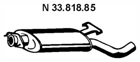 33.818.85 EBERSPÄCHER Глушитель выхлопных газов средний/конечный/задняя банка (фото 1)