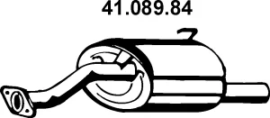 41.089.84 EBERSPÄCHER Глушитель выхлопных газов средний/конечный/задняя банка (фото 1)