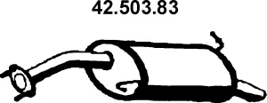 42.503.83 EBERSPÄCHER Глушитель выхлопных газов средний/конечный/задняя банка (фото 1)