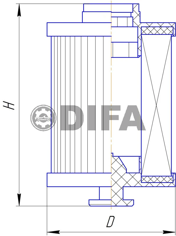 DIFA 6322E DIFA Топливный фильтр 6322e (фото 2)