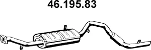 46.195.83 EBERSPÄCHER Глушитель выхлопных газов средний/конечный/задняя банка (фото 1)