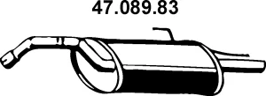 47.089.83 EBERSPÄCHER Глушитель выхлопных газов средний/конечный/задняя банка (фото 1)