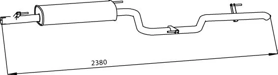 56310 DINEX Глушитель выхлопных газов конечный (фото 3)