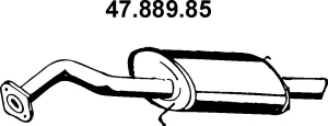 47.889.85 EBERSPÄCHER Глушитель выхлопных газов средний/конечный/задняя банка (фото 1)