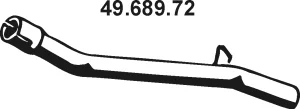 49.689.72 EBERSPÄCHER Труба глушителя (фото 1)