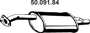 50.091.84 EBERSPÄCHER Глушитель выхлопных газов средний/конечный/задняя банка (фото 1)
