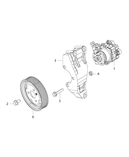 68226987AA CHRYSLER Рулевая рейка с гур новая citroen jumper 06- (фото 2)