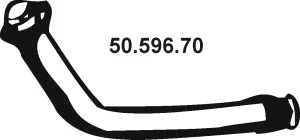 50.596.70 EBERSPÄCHER Труба глушителя (фото 1)