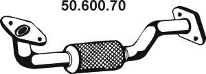 50.600.70 EBERSPÄCHER Труба глушителя (фото 1)