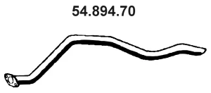 54.894.70 EBERSPÄCHER Труба глушителя (фото 1)