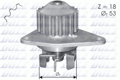 C114 DOLZ Водяной насос, охлаждение двигателя (фото 2)