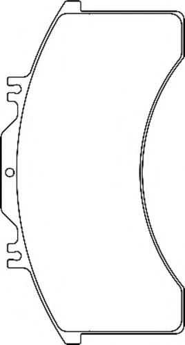 CVP014 DON Комплект тормозных колодок, дисковый тормоз (фото 2)