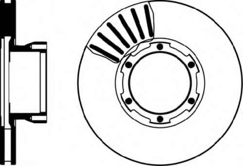 CVD502 DON Тормозной диск (фото 2)