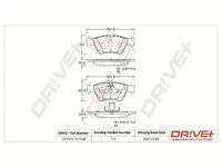 DP1010.10.1042 Dr!ve+ Комплект тормозных колодок, дисковый тормоз (фото 2)