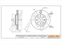 DP1010.11.0484 Dr!ve+ Тормозной диск (фото 2)