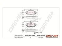 DP1010.10.0928 Dr!ve+ Комплект тормозных колодок, дисковый тормоз (фото 2)