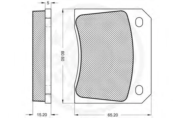 5128 OPTIMAL Тормозные колодки (фото 2)