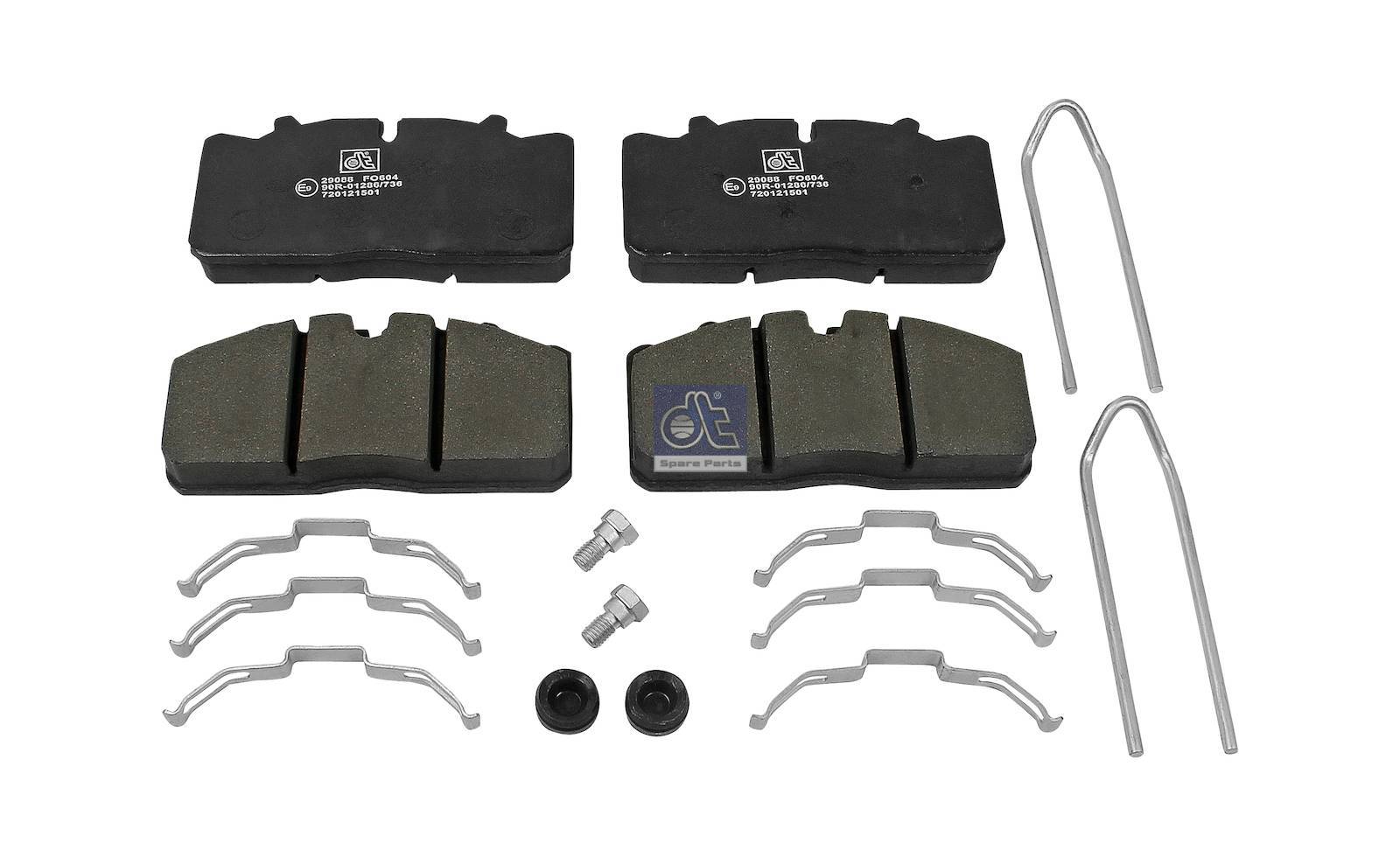 3.96402 DT Spare Parts Комплект тормозных колодок, дисковый тормоз (фото 6)