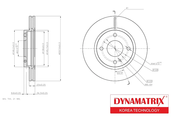 DBD1740 DYNAMAX Тормозной диск (фото 2)