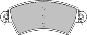 BRP1107 EEC Комплект тормозных колодок, дисковый тормоз (фото 1)