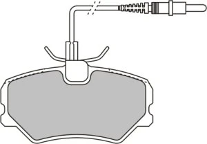 BRP0546 EEC Комплект тормозных колодок, дисковый тормоз (фото 1)