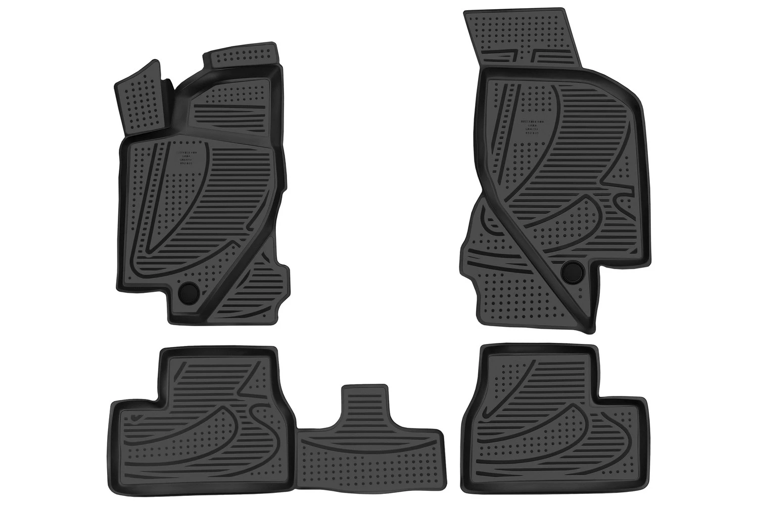 F400250E1 ELEMENT/NOVLINE Коврики 3D в салон LADA Kalina, 2004->, 4 шт. (полиуретан) (фото 2)