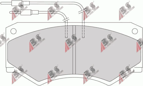 36590/1 A.B.S. Комплект тормозных колодок, дисковый тормоз (фото 2)