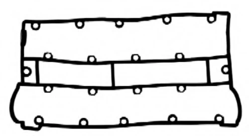 1542620 ELWIS ROYAL Прокладка, крышка головки цилиндра (фото 2)
