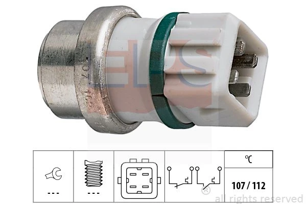1.840.104 EPS термовыключатель, сигнальная лампа охлаждающей жидкости (фото 3)
