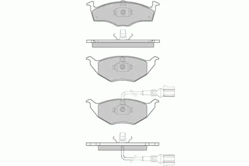 12-1032 E.T.F. Комплект тормозных колодок, дисковый тормоз (фото 2)