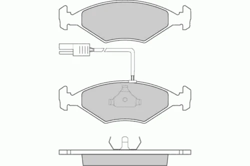 12-0823 E.T.F. Комплект тормозных колодок, дисковый тормоз (фото 2)
