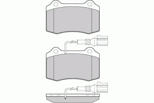 12-1161 E.T.F. Комплект тормозных колодок, дисковый тормоз (фото 2)