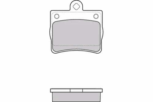 12-0771 E.T.F. Комплект тормозных колодок, дисковый тормоз (фото 2)