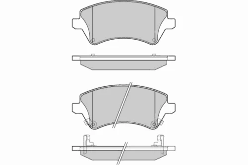 12-1030 E.T.F. Комплект тормозных колодок, дисковый тормоз (фото 2)