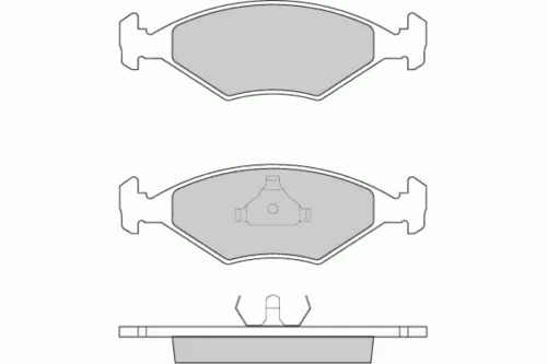 12-0822 E.T.F. Комплект тормозных колодок, дисковый тормоз (фото 2)
