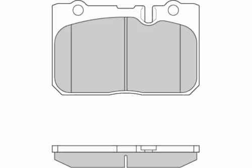 12-0858 E.T.F. Комплект тормозных колодок, дисковый тормоз (фото 2)