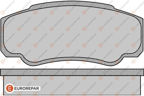 1617281780 EUROREPAR Комплект тормозных колодок, дисковый тормоз (фото 2)