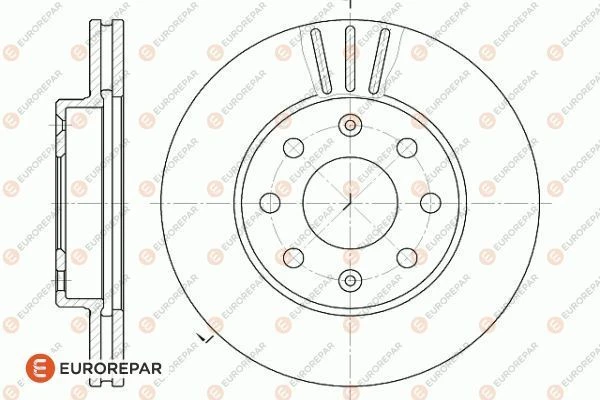 1618870280 EUROREPAR Тормозной диск (фото 3)