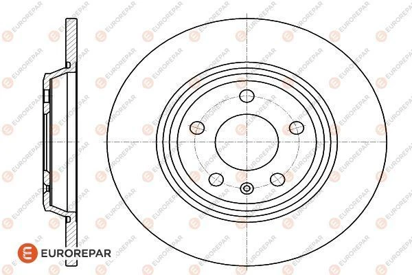 1622805980 EUROREPAR Тормозной диск (фото 2)