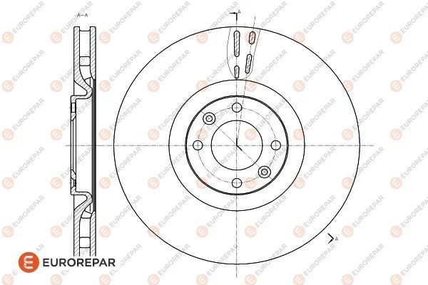 1618864780 EUROREPAR Тормозной диск (фото 1)