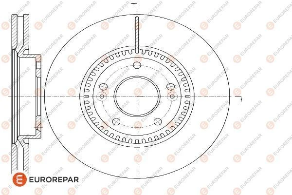 1618889980 EUROREPAR Тормозной диск (фото 3)