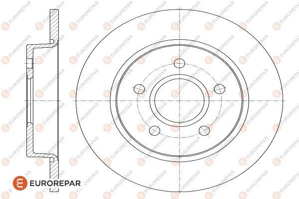 1618873880 EUROREPAR Тормозной диск (фото 3)