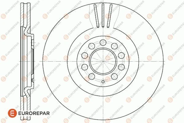 1618887180 EUROREPAR Тормозной диск (фото 2)