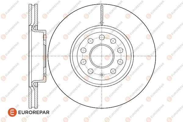 1618873780 EUROREPAR Тормозной диск (фото 1)